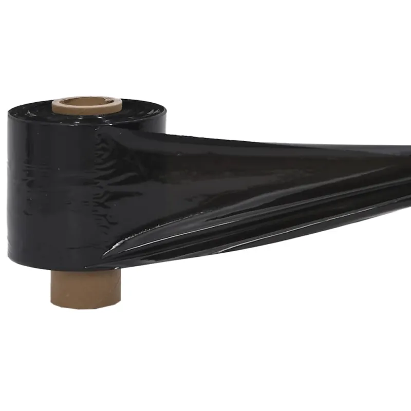 Stretch Films 10 vnt Juodos 23 µm 10 cm x 300 m