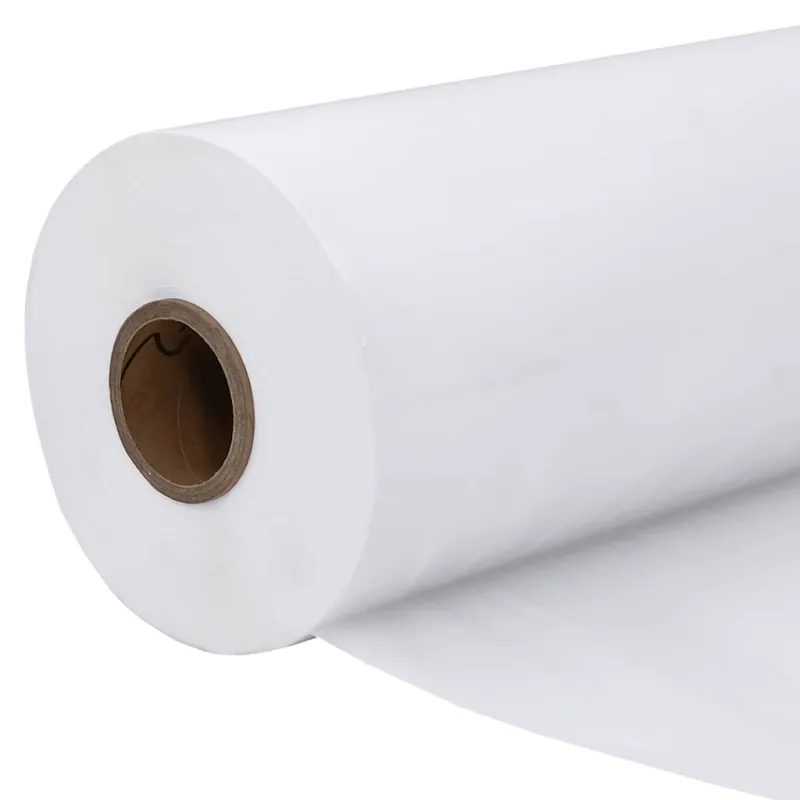 Žemės ūkio tampri plėvelė, balta, 25 µm, 50 cm x 1800 m