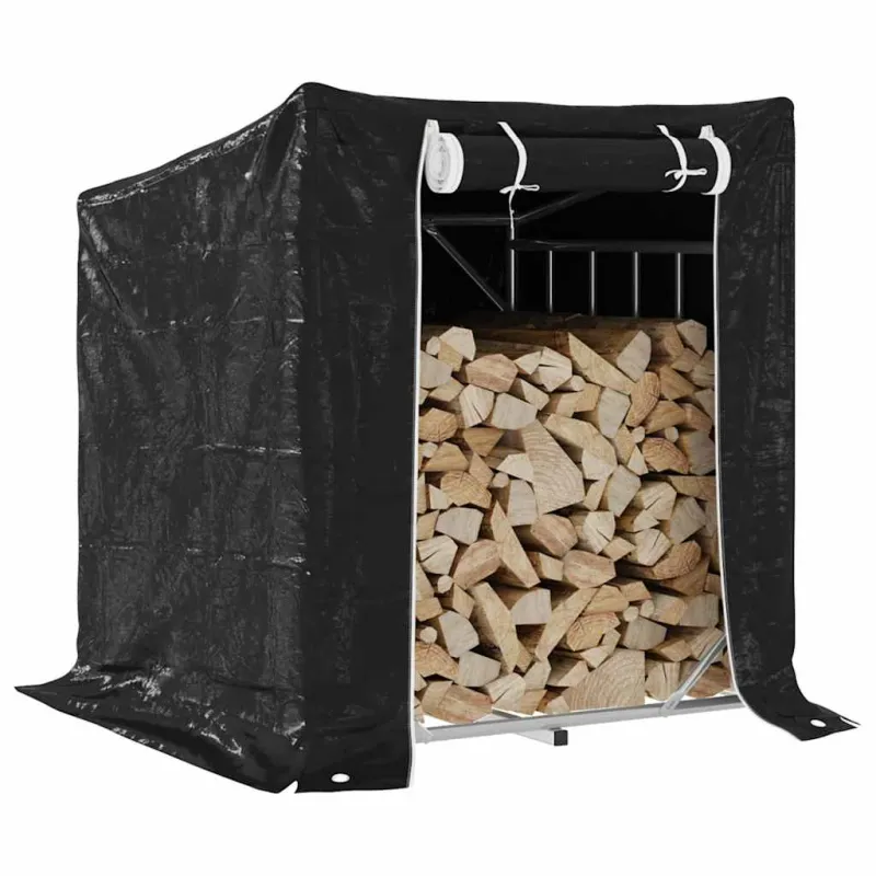 Stovas malkoms su apdangalu nuo lietaus, 100,5x80,5x110,5cm