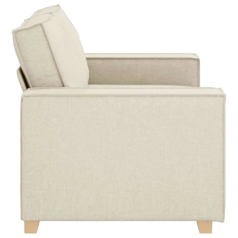 Dvivietė sofa, lininė, 160x78x84 cm