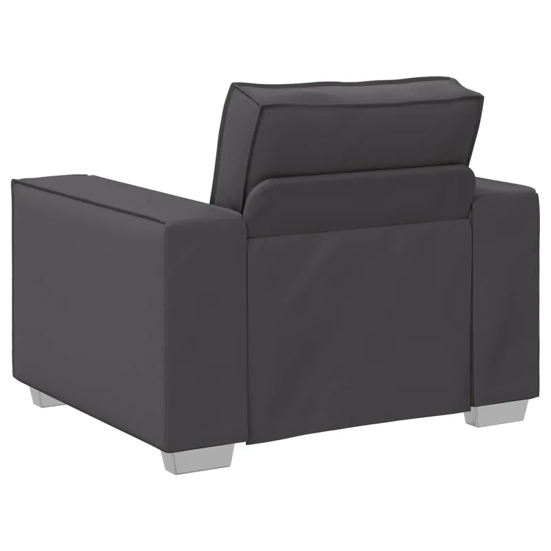 Sofa Kėdė Pilka 100 cm Dirbtinė oda