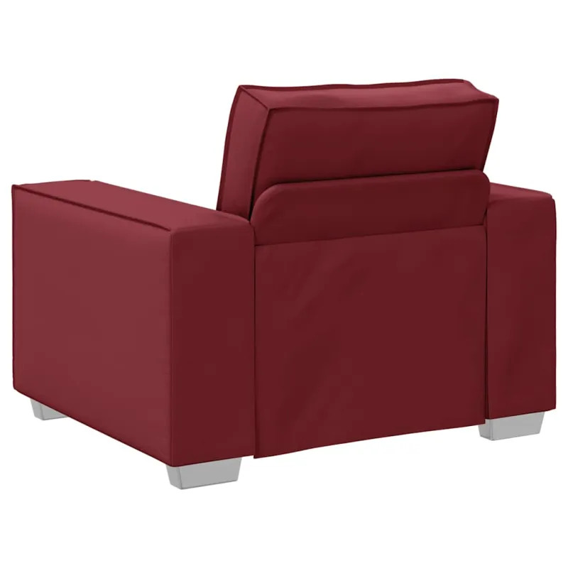 Sofa Kėdė Vyno raudona 100 cm Dirbtinė oda