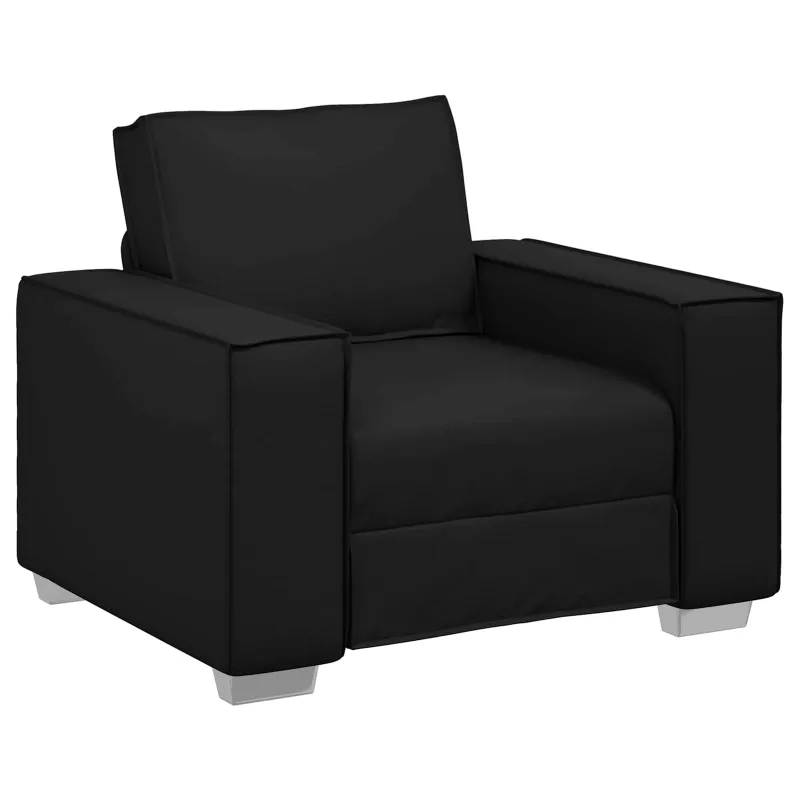 Sofa Kėdė Juodas 100 cm Dirbtinė oda