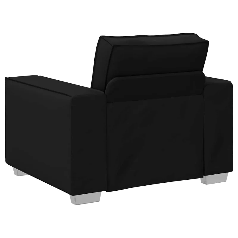 Sofa Kėdė Juodas 100 cm Dirbtinė oda