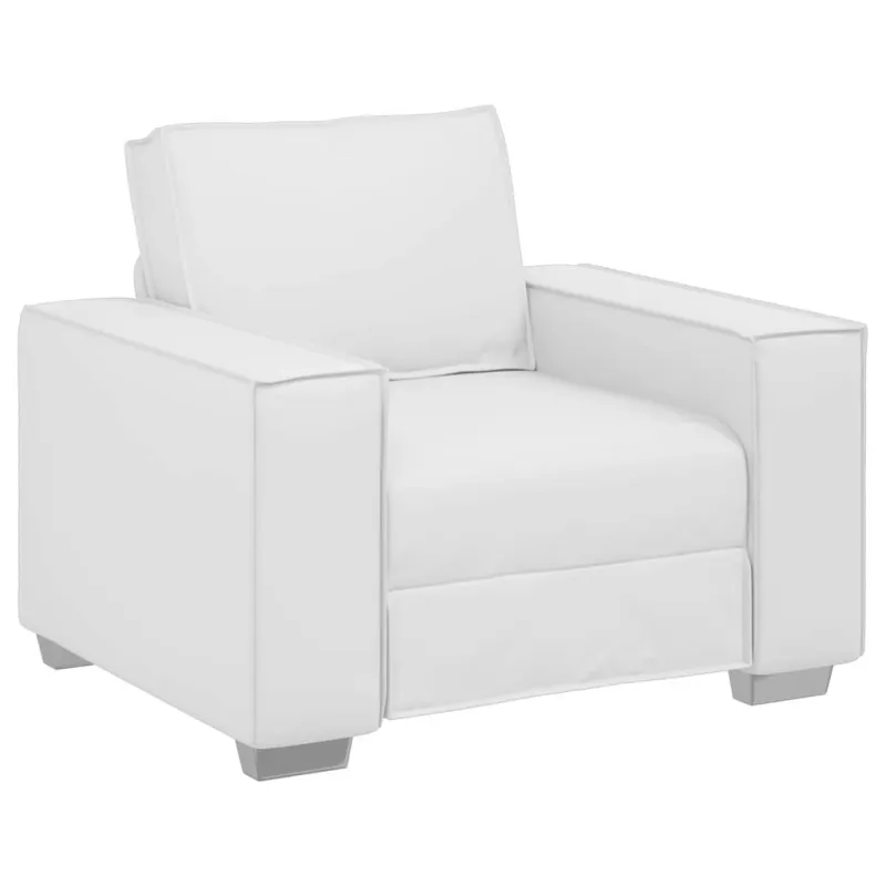 Sofa Kėdė Baltas 100 cm Dirbtinė oda