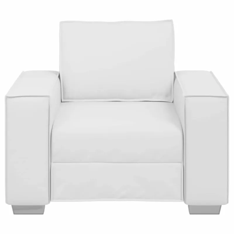 Sofa Kėdė Baltas 100 cm Dirbtinė oda