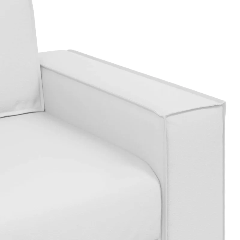 Dvivietė sofa Baltas 160 cm Dirbtinė oda