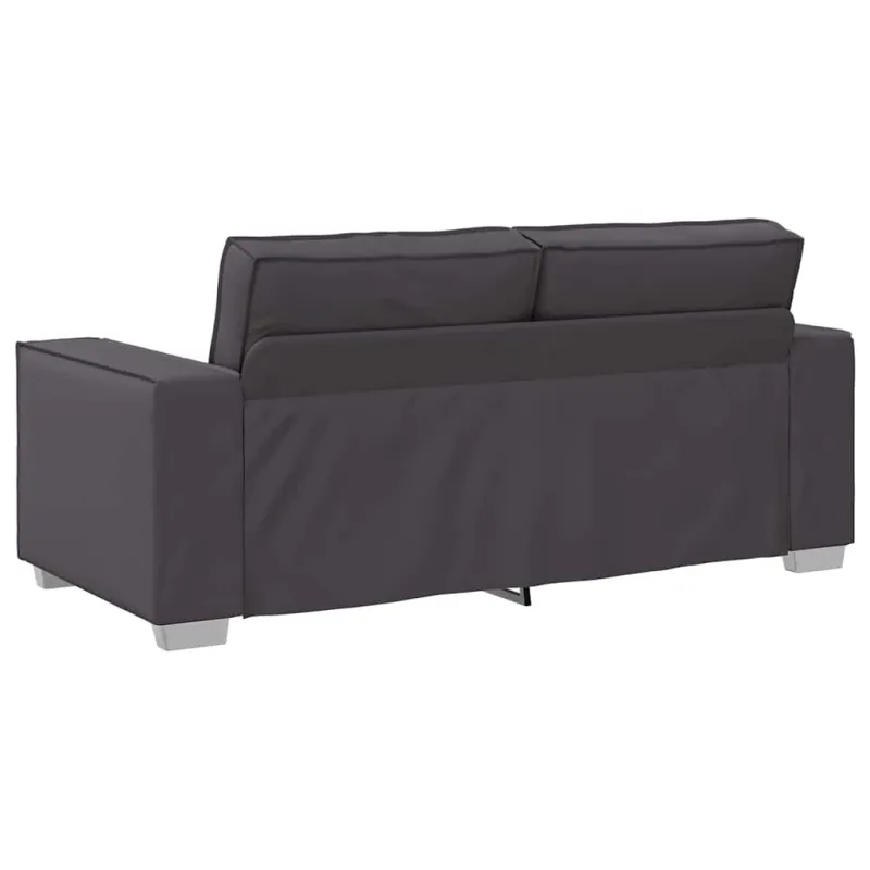 Dvivietė sofa Pilka 180 cm Dirbtinė oda