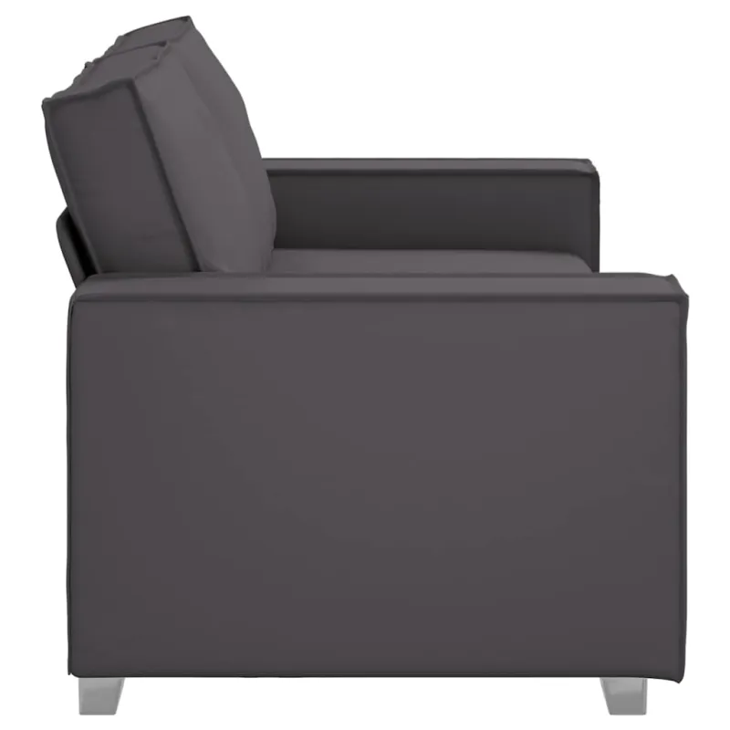 Dvivietė sofa Pilka 180 cm Dirbtinė oda