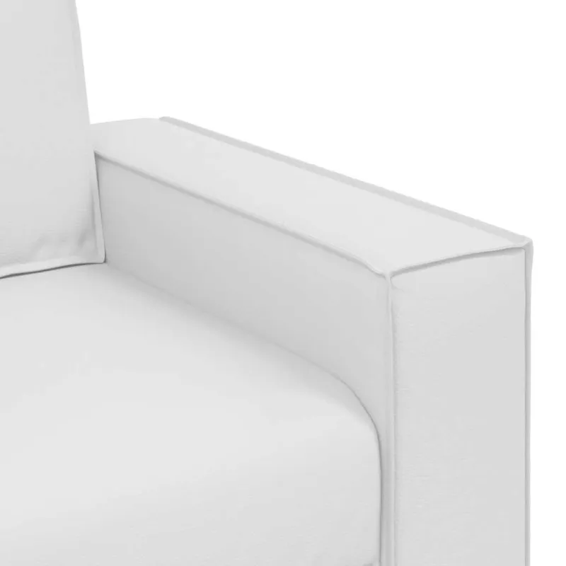 Dvivietė sofa Baltas 180 cm Dirbtinė oda