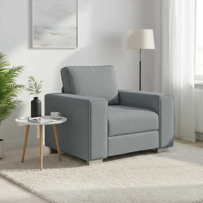 Sofa Kėdė Šviesiai pilka 100 cm audinys