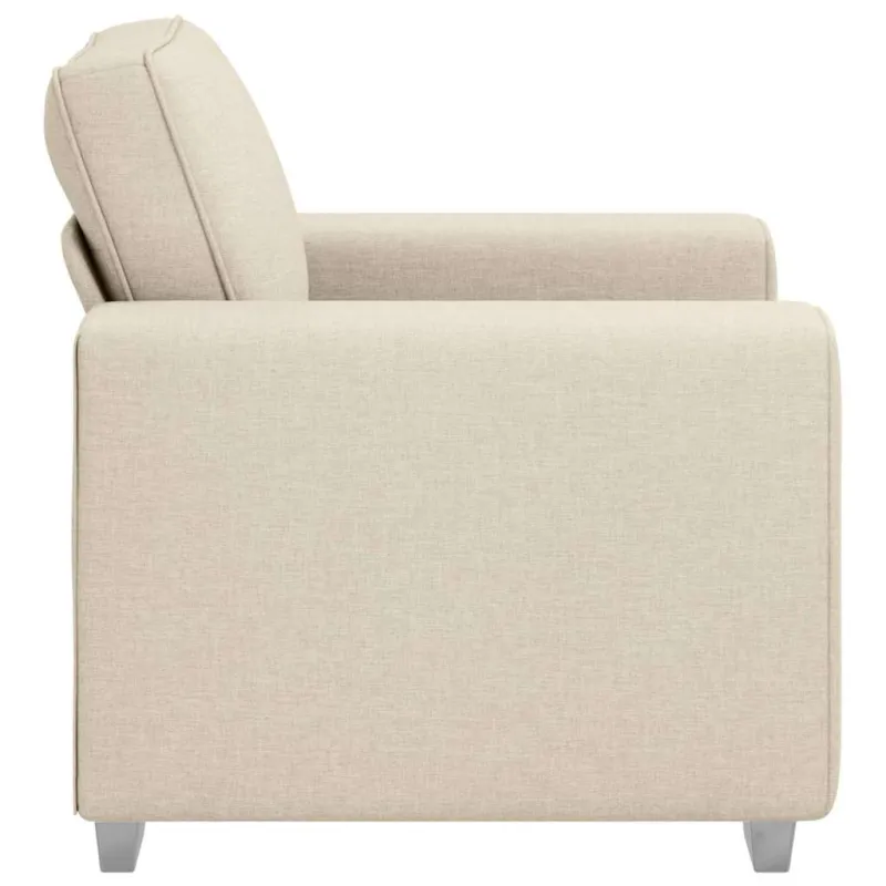 Sofa Kėdė Smėlio 100 cm Lino mišinio audinys