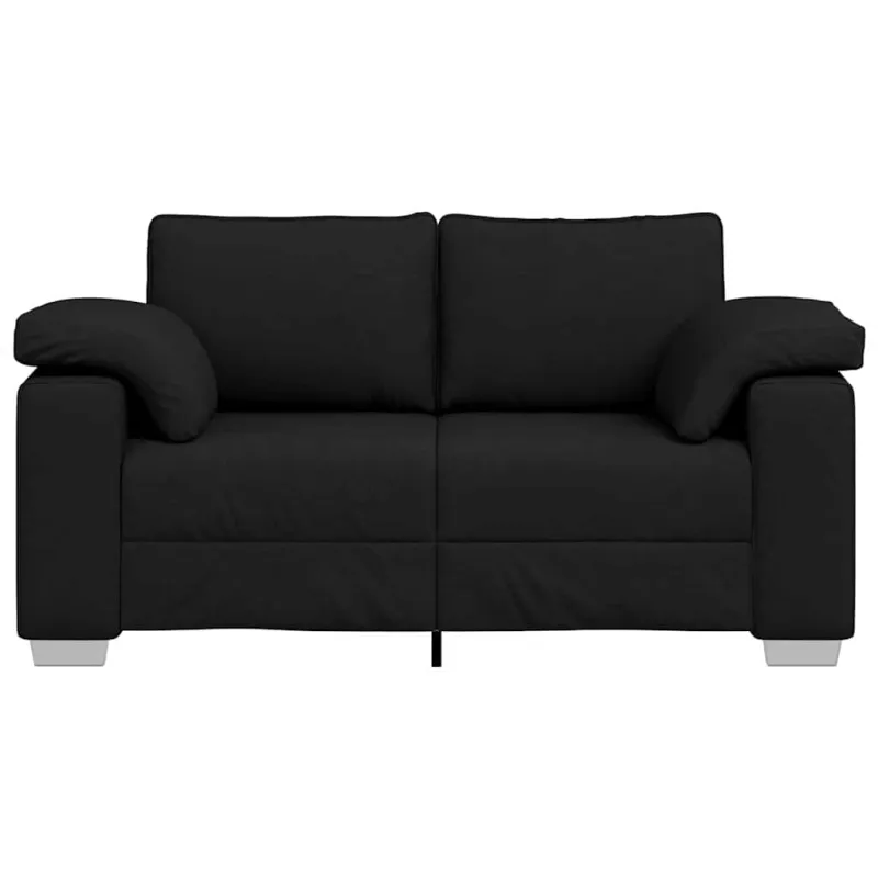 Dvivietė sofa Juodas 160 cm audinys