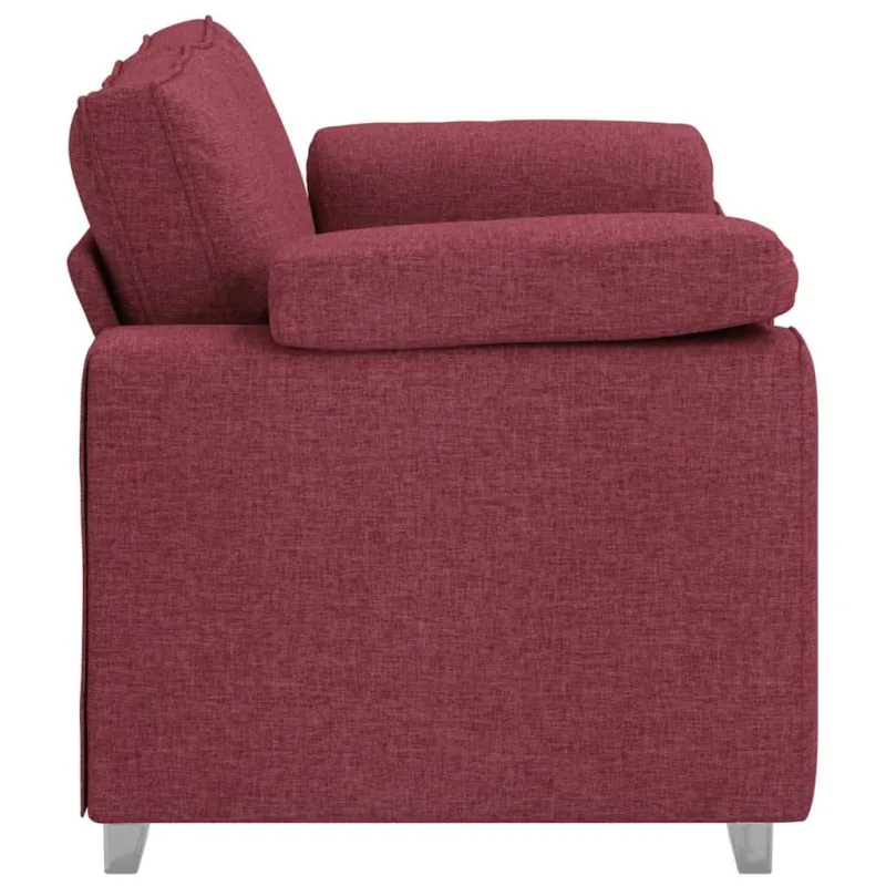 Dvivietė sofa Vyno raudona 160 cm audinys