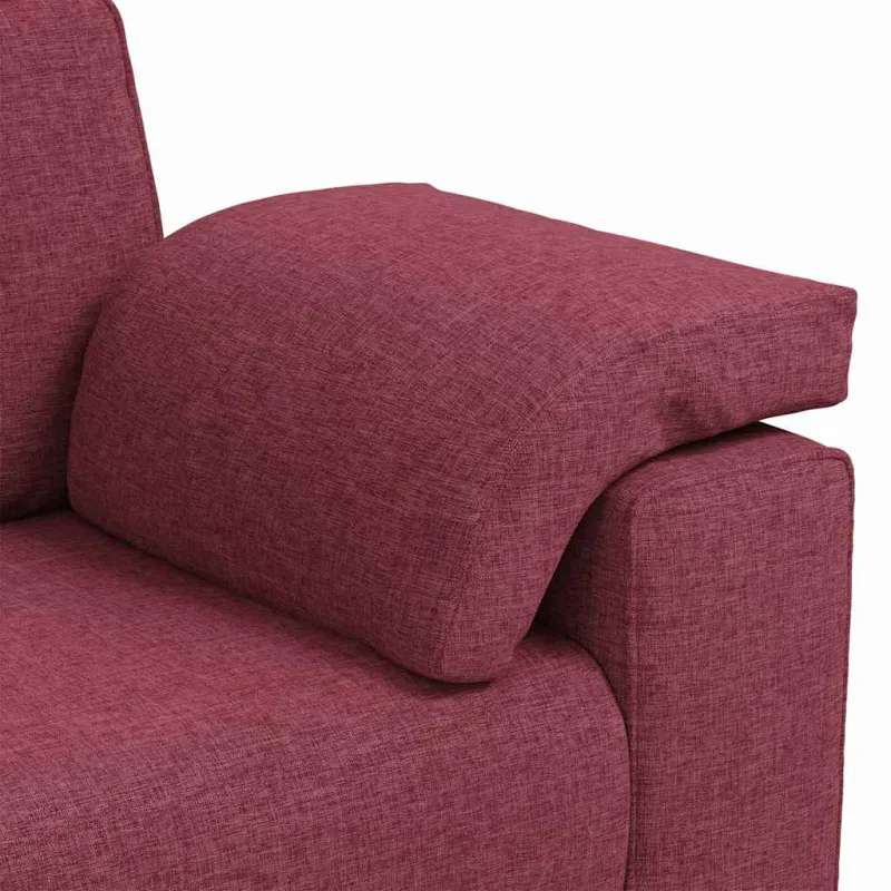 Dvivietė sofa Vyno raudona 160 cm audinys