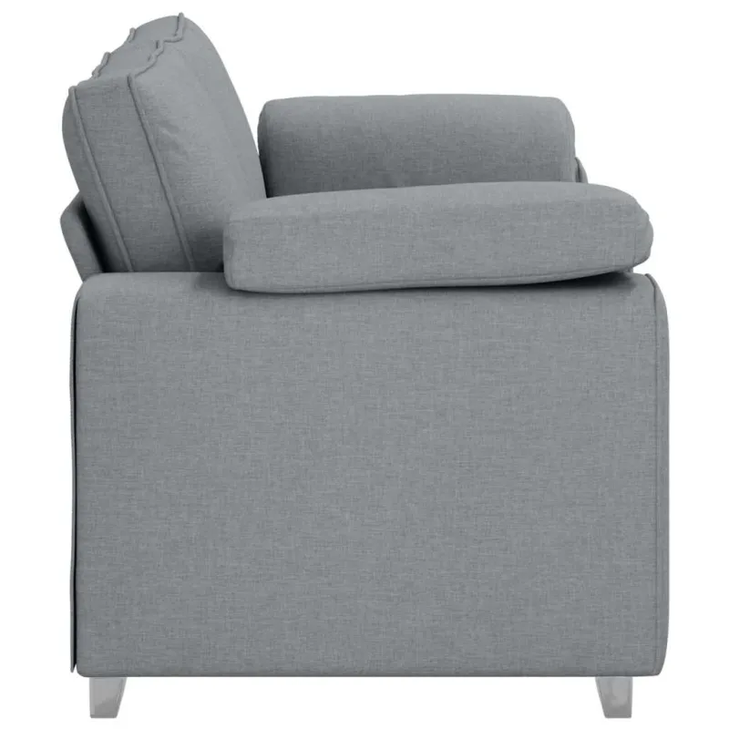 Dvivietė sofa Šviesiai pilka 180 cm audinys