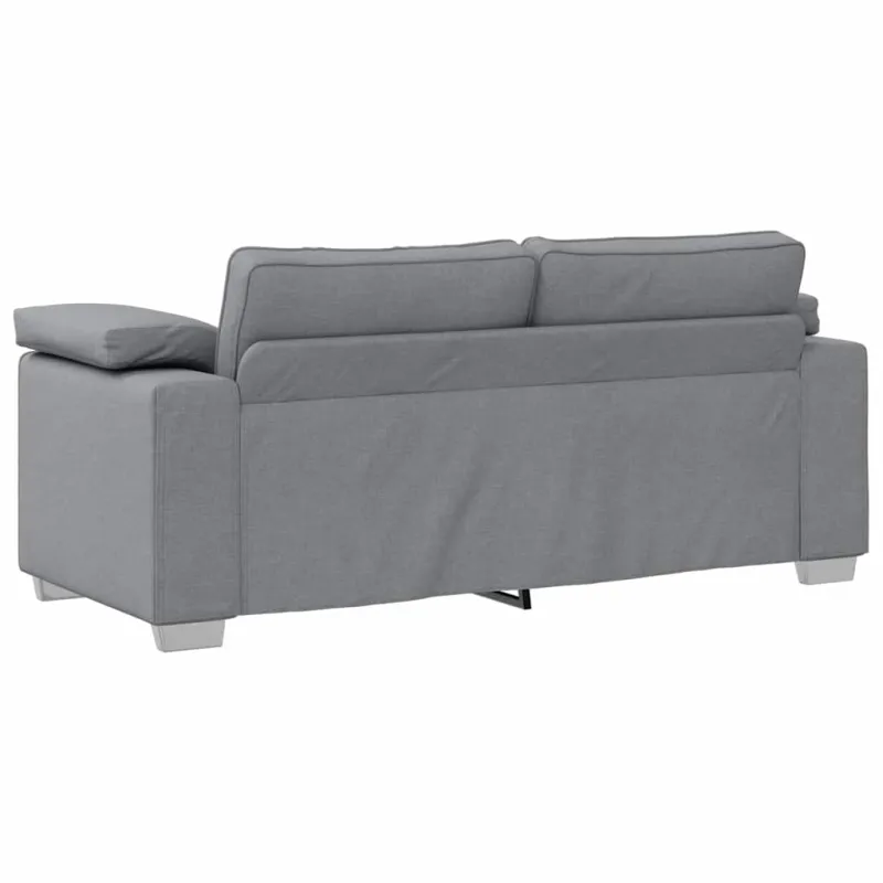 Dvivietė sofa Šviesiai pilka 180 cm audinys