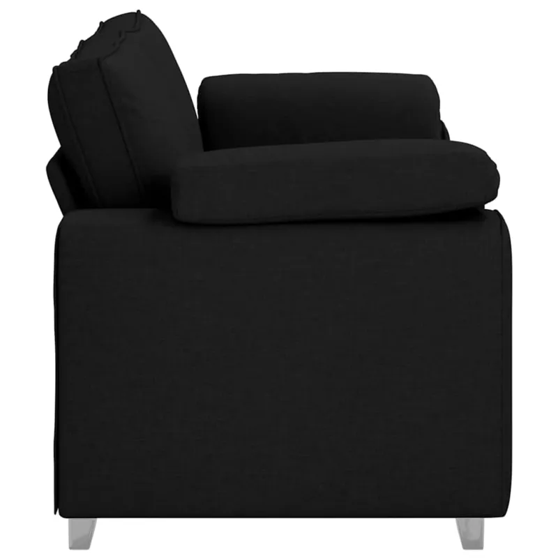 Dvivietė sofa Juodas 180 cm audinys
