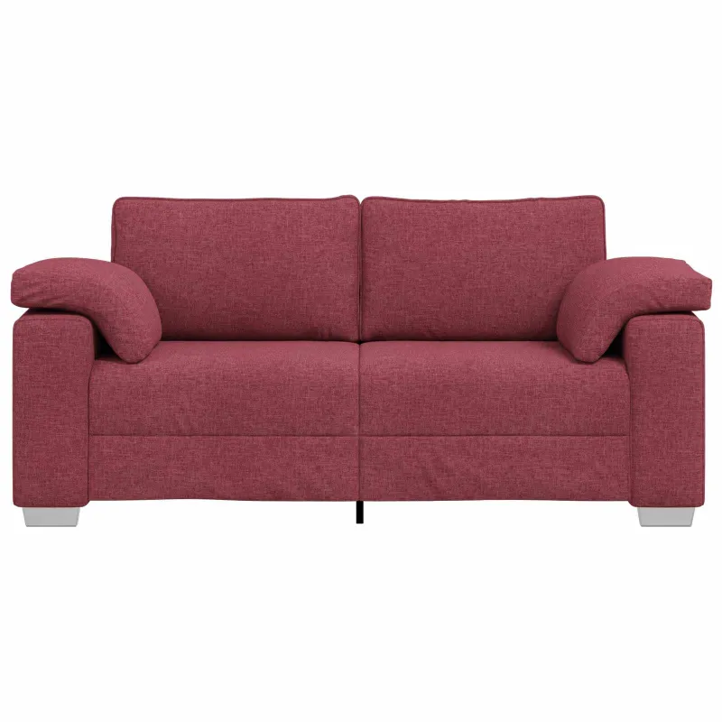 Dvivietė sofa Vyno raudona 180 cm audinys