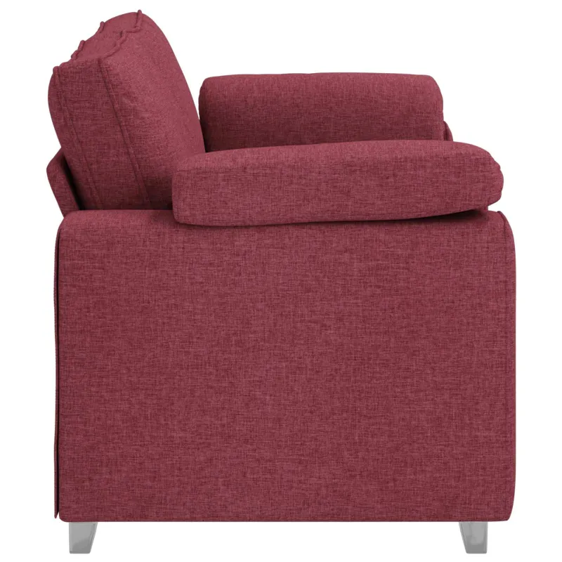 Dvivietė sofa Vyno raudona 180 cm audinys