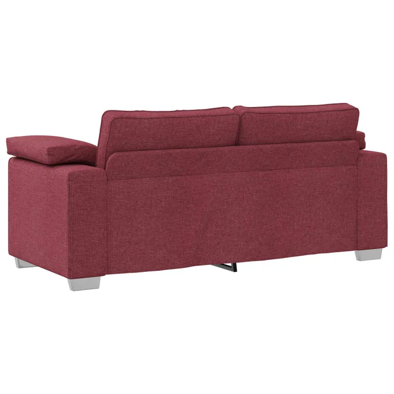 Dvivietė sofa Vyno raudona 180 cm audinys