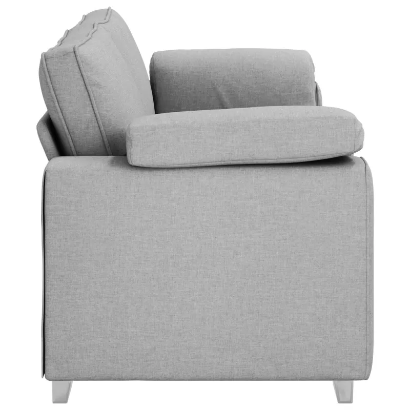 3-Vietis Sofa Debesų pilka 220 cm audinys