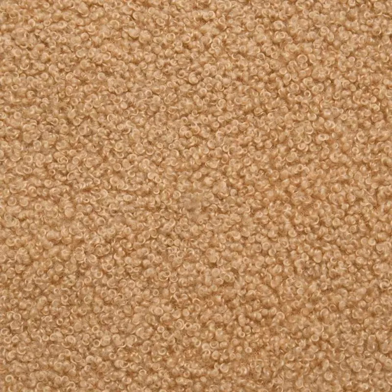 Pasukamas biuro kėdės Smėlio spalvos garbanotas vilnos audinys