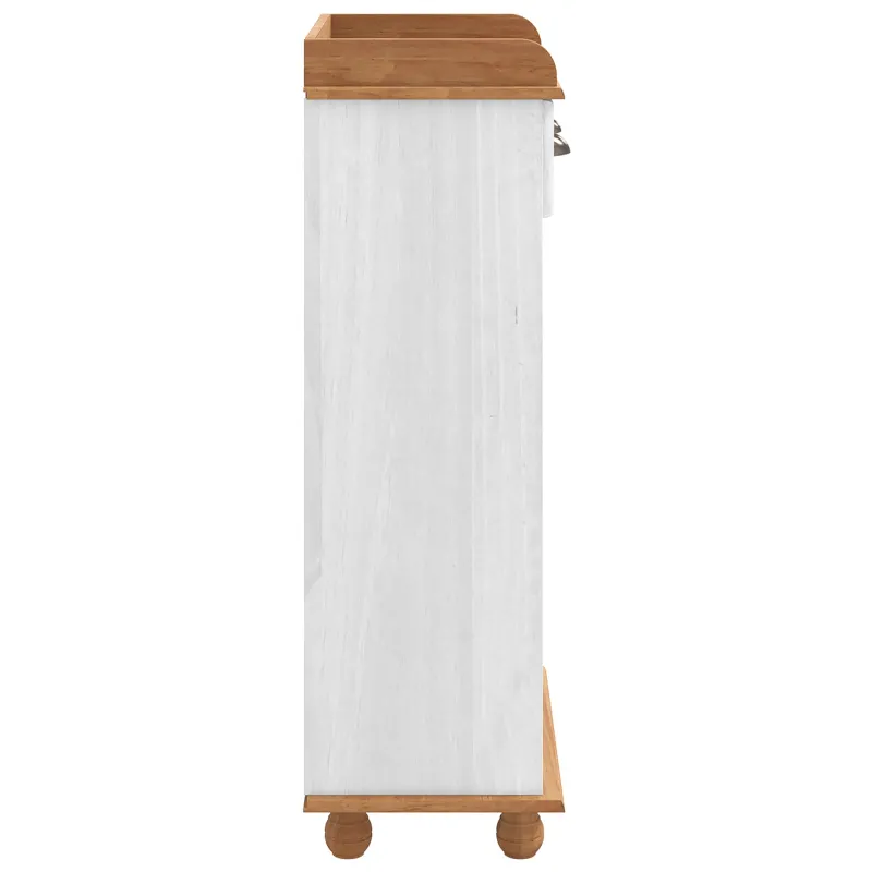 Vyno spinta ASKIM Balta su Medaus Viršumi 57 x 37 x 114 cm