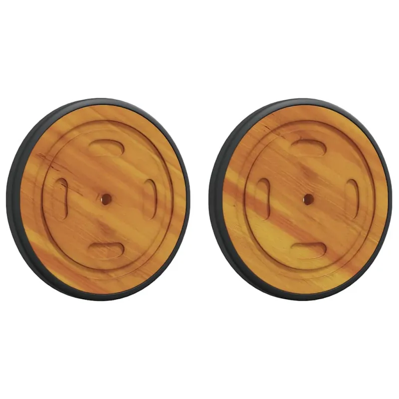 Erdvės ratukai su ratu 2 pcs Ruda 20.5 x 20.5 x 2 cm