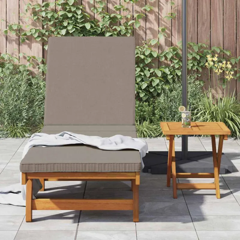 Saulės gultas Ruda 199 x 63 x 85 cm Kietos akacijos mediena