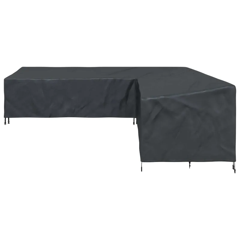 Baldų uždangalas Juodas 300 x 300 x 80 cm 420D Oksfordo audinys