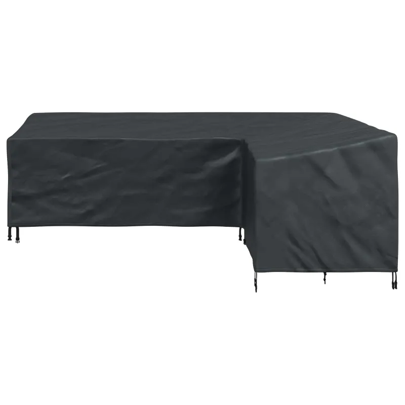 Baldų uždangalas Juodas 250 x 180 x 80 cm 210D Oksfordo audinys