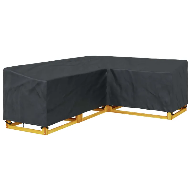 Baldų uždangalas Juodas 260 x 210 x 80 cm 210D Oksfordo audinys