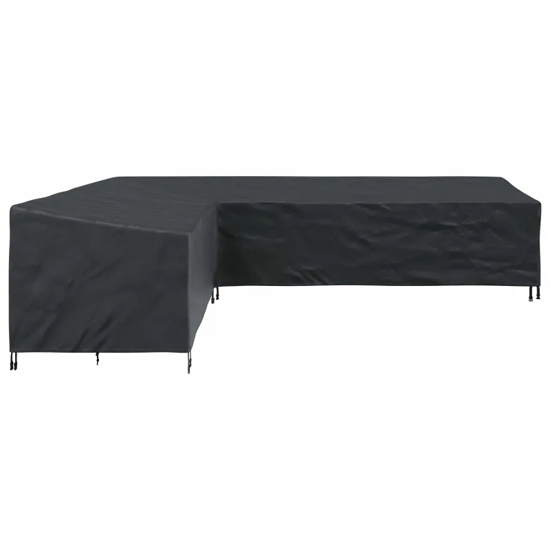 Baldų uždangalas Juodas 355 x 275 x 80 cm 210D Oksfordo audinys