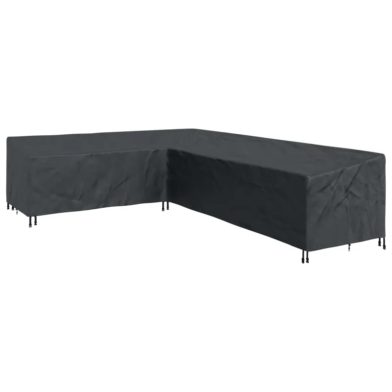 Baldų uždangalas Juodas 355 x 275 x 80 cm 420D Oksfordo audinys