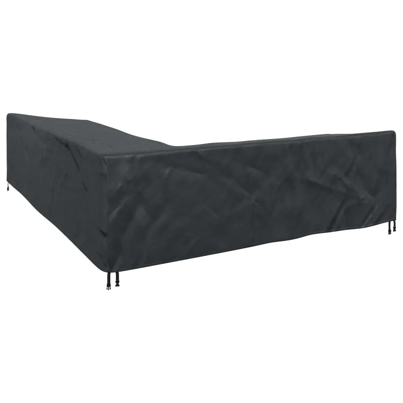 Baldų uždangalas Juodas 355 x 275 x 80 cm 420D Oksfordo audinys