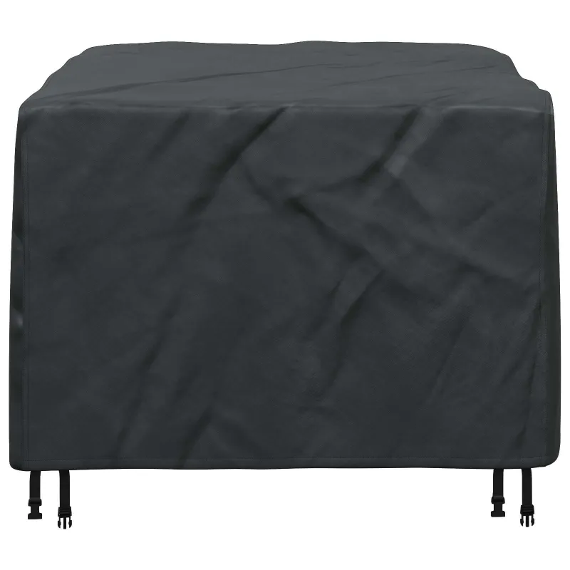 Baldų uždangalas Paprastas Juoda 113 x 113 x 73 cm 210D