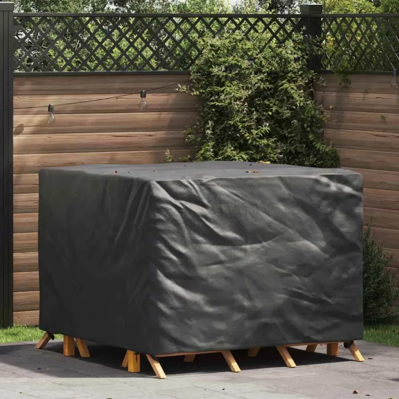 Baldų uždangalas Juoda 125 x 125 x 74 cm 210D Oxford audinys