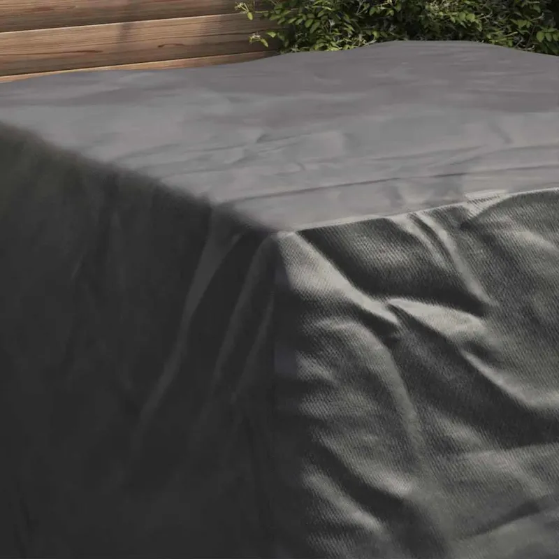 Baldų uždangalas Juoda 125 x 125 x 74 cm 210D Oxford audinys
