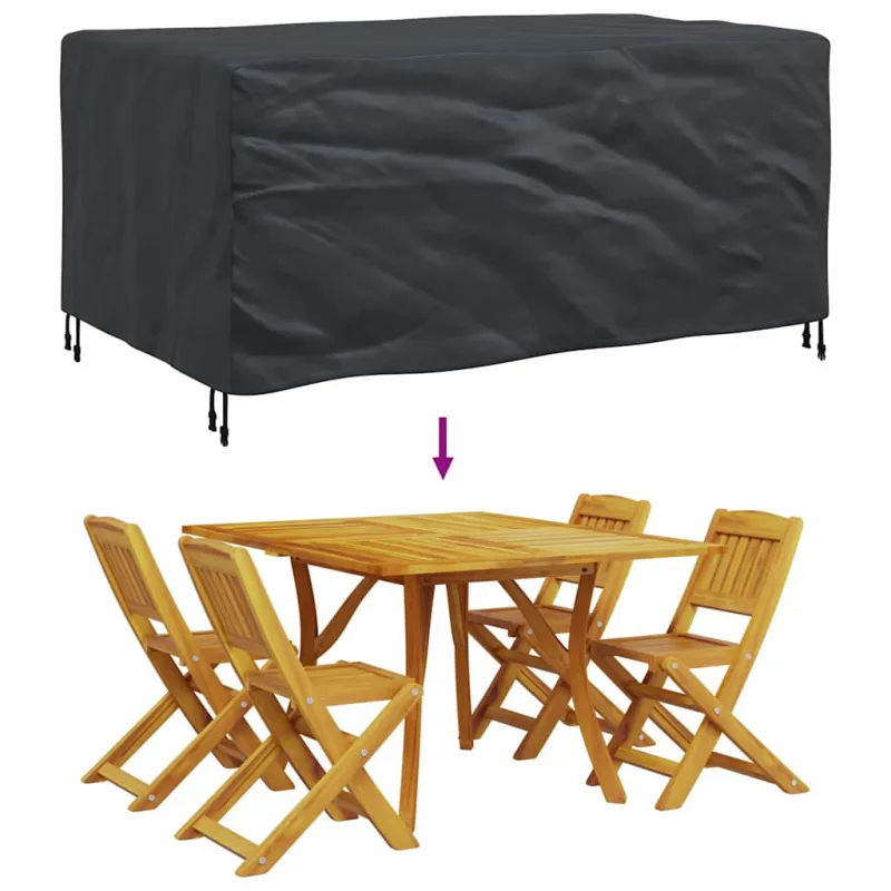 Baldų uždangalas Paprastas Juoda 172 x 113 x 73 cm 600D
