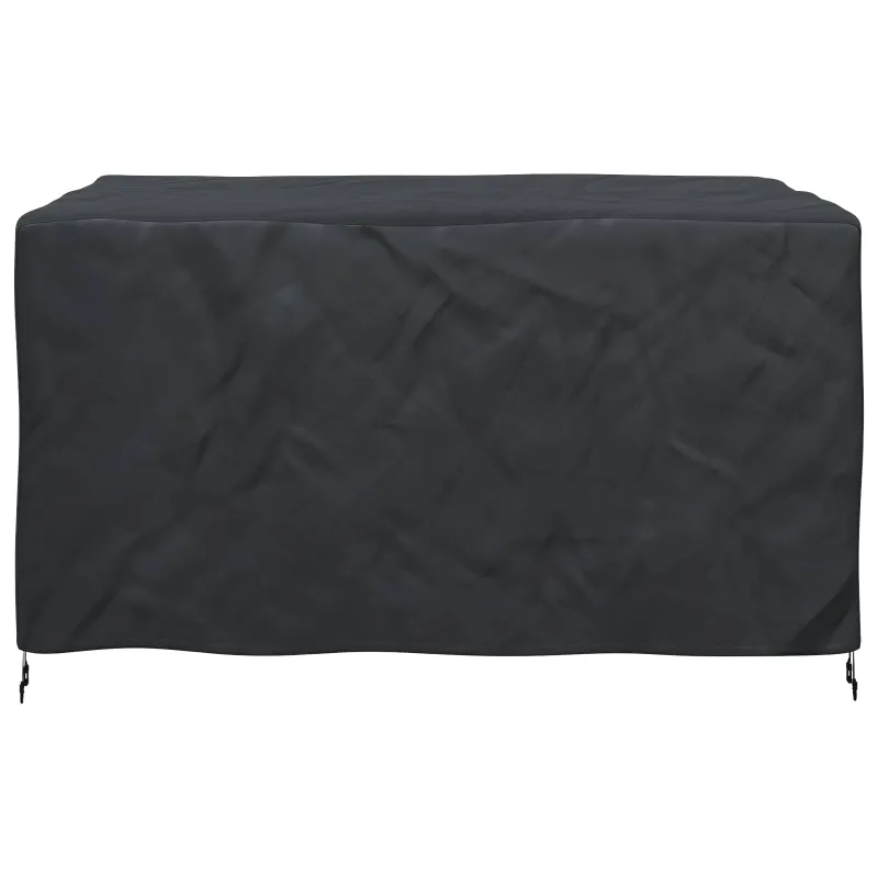Baldų uždangalas Paprastas Juoda 180 x 140 x 90 cm 420D