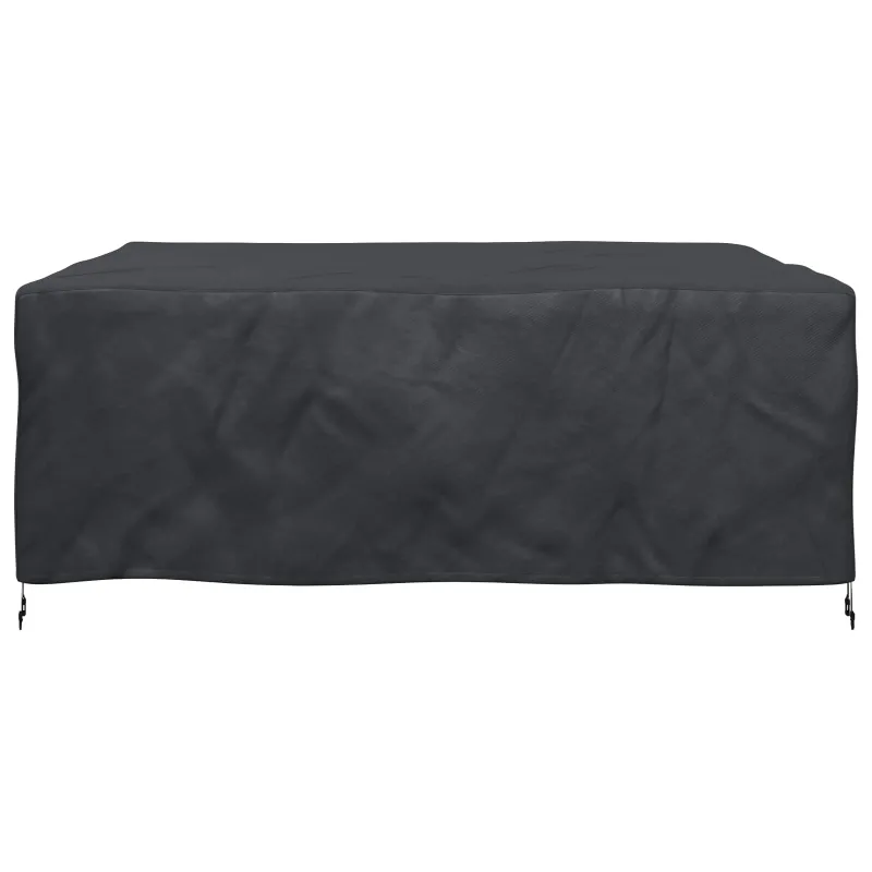 Baldų uždangalas Paprastas Juoda 200 x 190 x 85 cm 600D