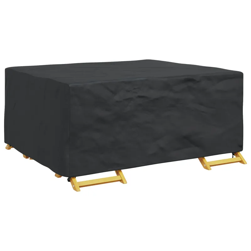 Baldų uždangalas Paprastas Juoda 200 x 165 x 80 cm 210D