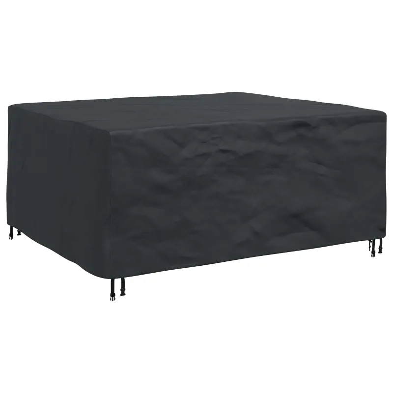 Baldų uždangalas Paprastas Juoda 200 x 165 x 80 cm 210D