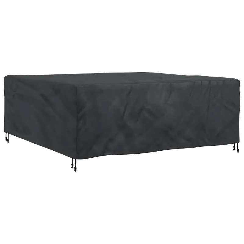 Baldų uždangalas Paprastas Juoda 200 x 200 x 90 cm 600D