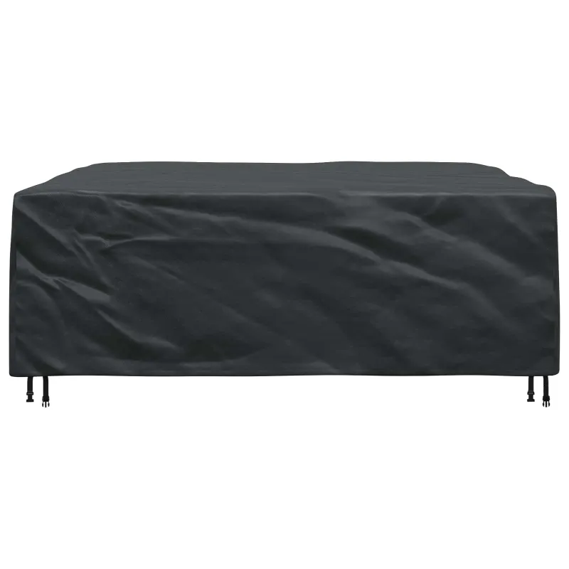 Baldų uždangalas Paprastas Juoda 200 x 200 x 90 cm 600D