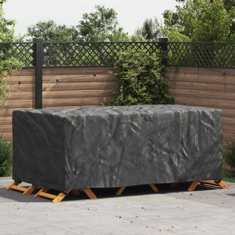 Baldų uždangalas Paprastas Juoda 240 x 140 x 90 cm 210D