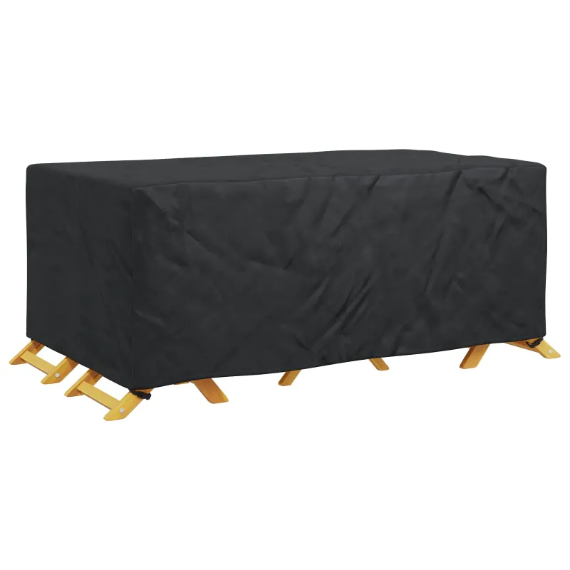 Baldų uždangalas Paprastas Juoda 240 x 140 x 90 cm 210D