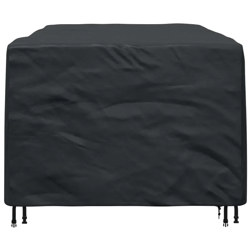 Baldų uždangalas Paprastas Juoda 240 x 140 x 90 cm 210D