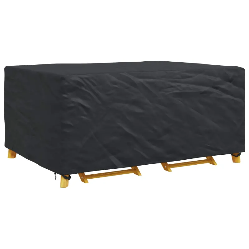 Baldų uždangalas Paprastas Juoda 240 x 160 x 100 cm 210D